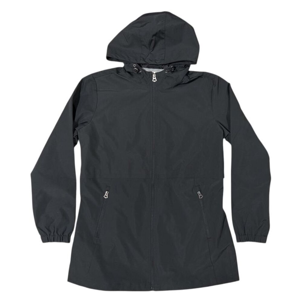 WP Weatherproof Women's Lightweight Wind Resistant Rain Jacket - Black